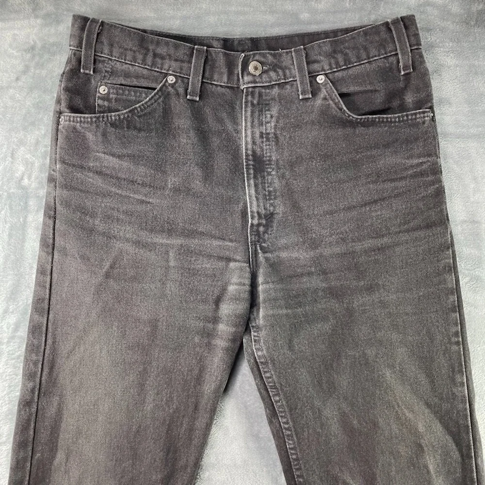 Vintage Levis 505 Orange Tab Jeans Mens 34x34 Black Made in USA 1995 Straight